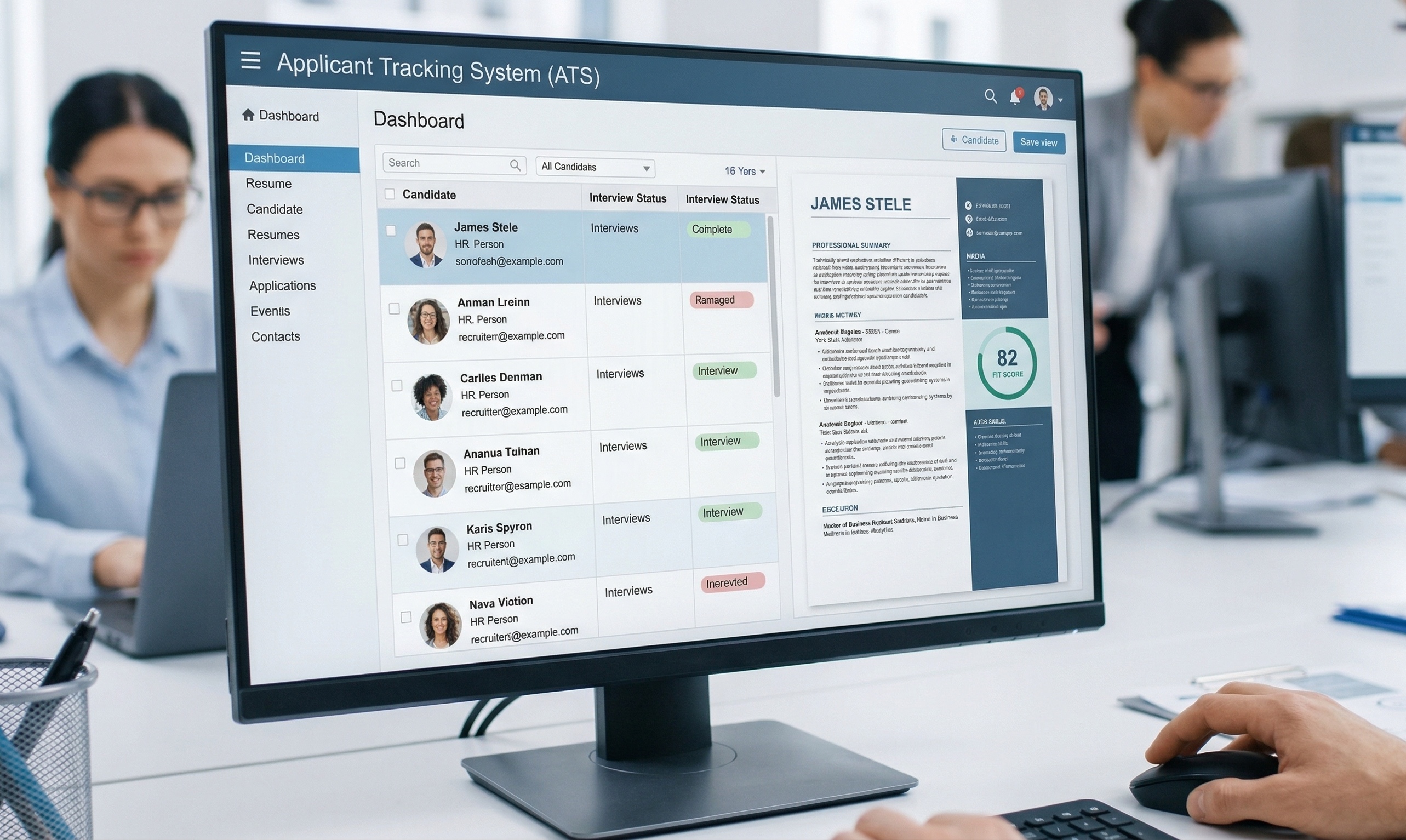 HR document review with AI
